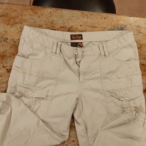 BeBop Women's Cream Cargo Pants